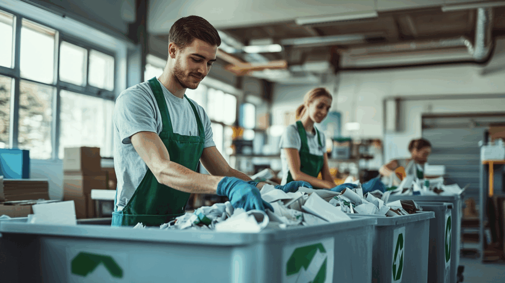 u8688419977_Young_print_workers_placing_waste_paper_into_recy_509f5386-90e7-4ca1-80ff-9469ccd37df6_1